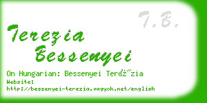 terezia bessenyei business card